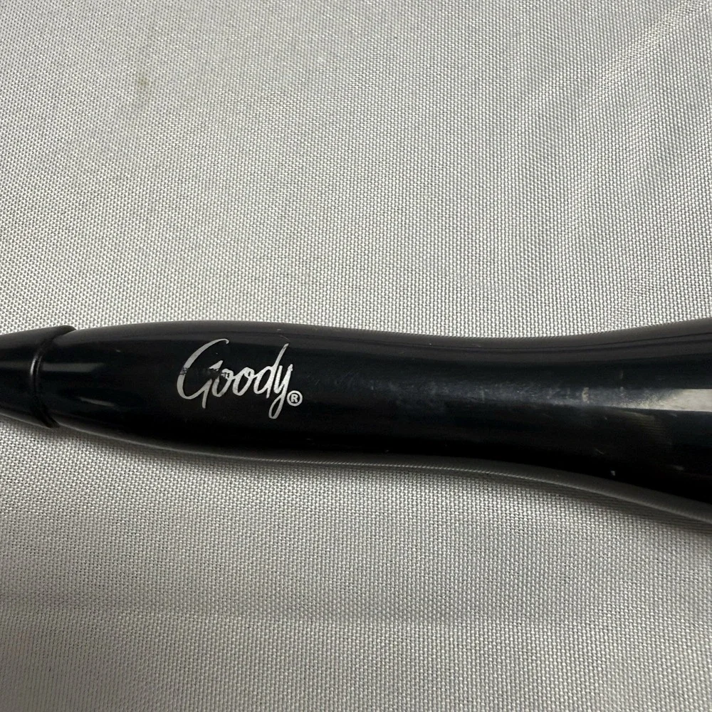 Vintage Goody‎ Hair Brush Black Plastic Volumizing Nylon Bristle Teasing Styling